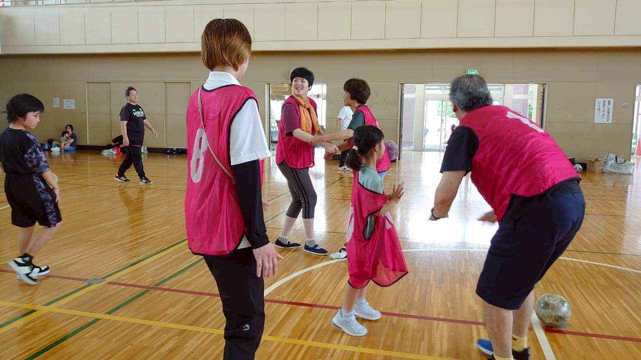 ブルボン ウォーキングフットボール体験会in潟東（新潟市西蒲区）