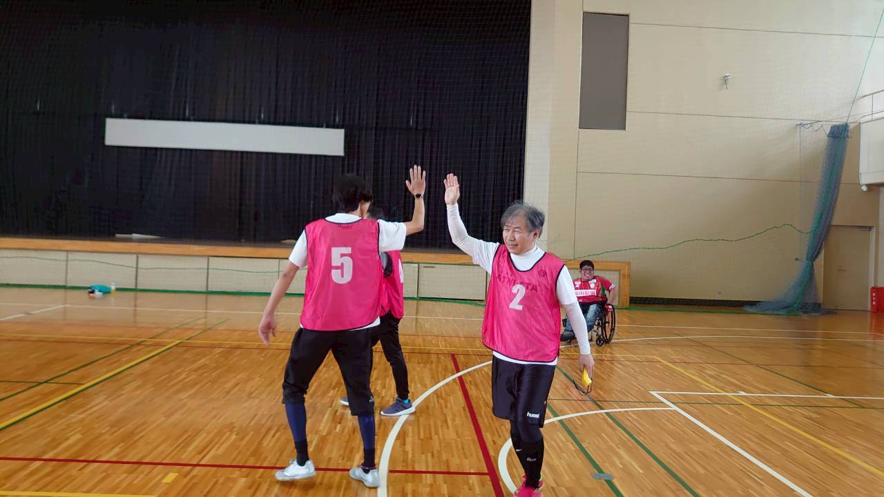 ブルボン ウォーキングフットボール体験会in潟東（新潟市西蒲区）